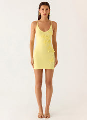 Cottesloe Mini Dress - Yellow