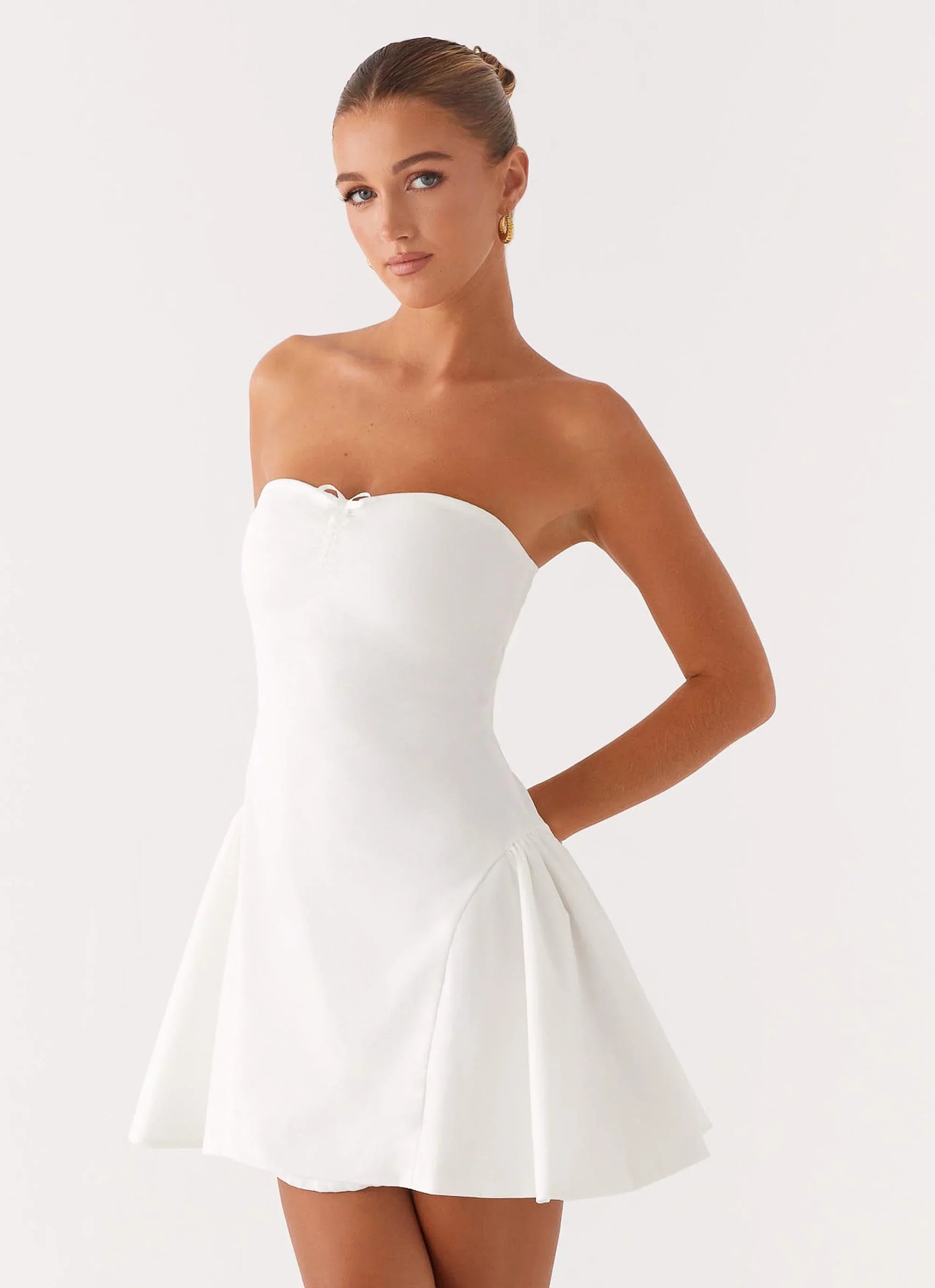 Lucille Mini Dress - White