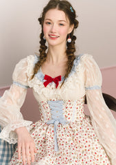 Berry Katie Rabbit Corset Dress