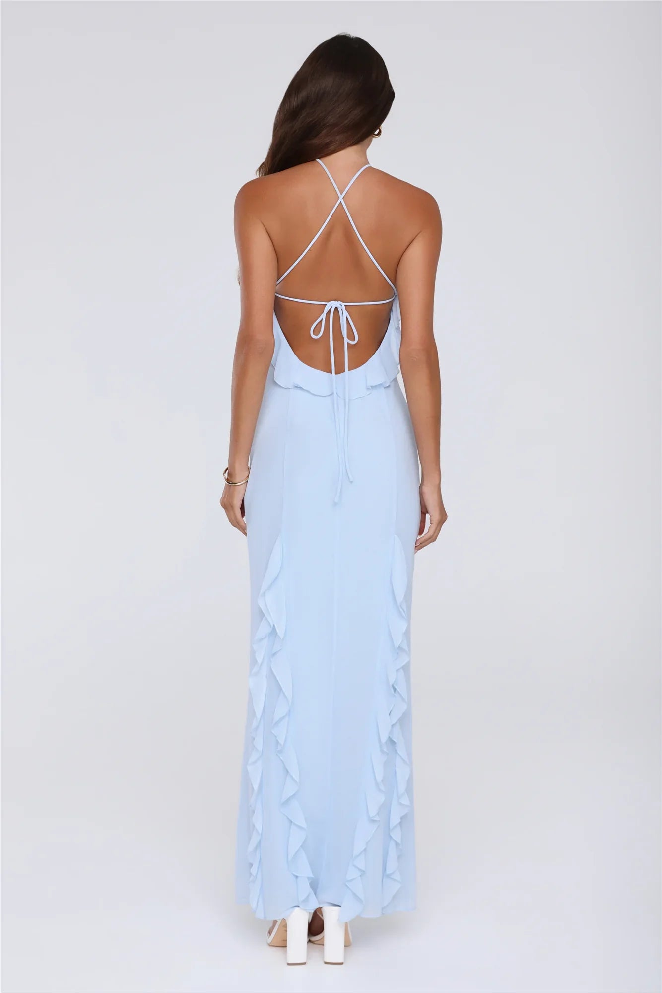 Showstopper Nights Maxi Dress Blue