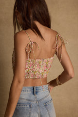 Bay View Floral Corset Top