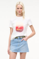 Crew Neck T Shirt | California Sunset
