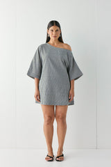 Mara Mini Dress Black Check