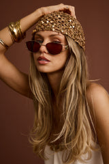 Desert Soul Gold Rimmed Sunglasses