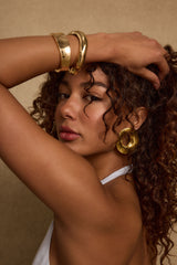Elisa Gold Bangle Set