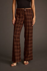 Franklin Tan Checkered Pant