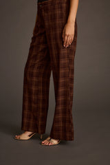 Franklin Tan Checkered Pant