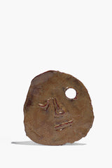 Auguste Ceramic Face | Molasses Glaze