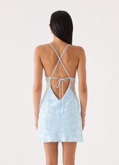 Leeana Mini Dress - Blue