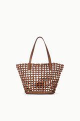 Caro Bucket Bag | Tan Woven