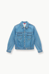 Custom Staud X C.Bonz Oversized Ryan Denim Jacket | Medium Wash