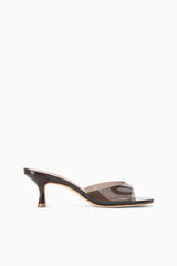 Brigitte Mule | Espresso Pvc
