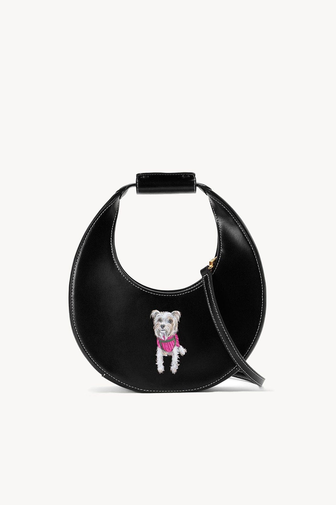 Custom Mini Moon Bag | Black