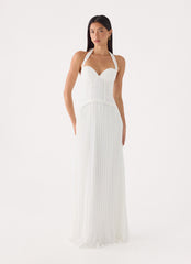 Tunnel Vision Maxi Dress - White