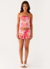 Corbin Tube Top - Flamingo Fling