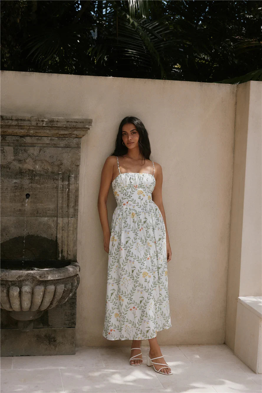 Ellie Elights Maxi Dress Green