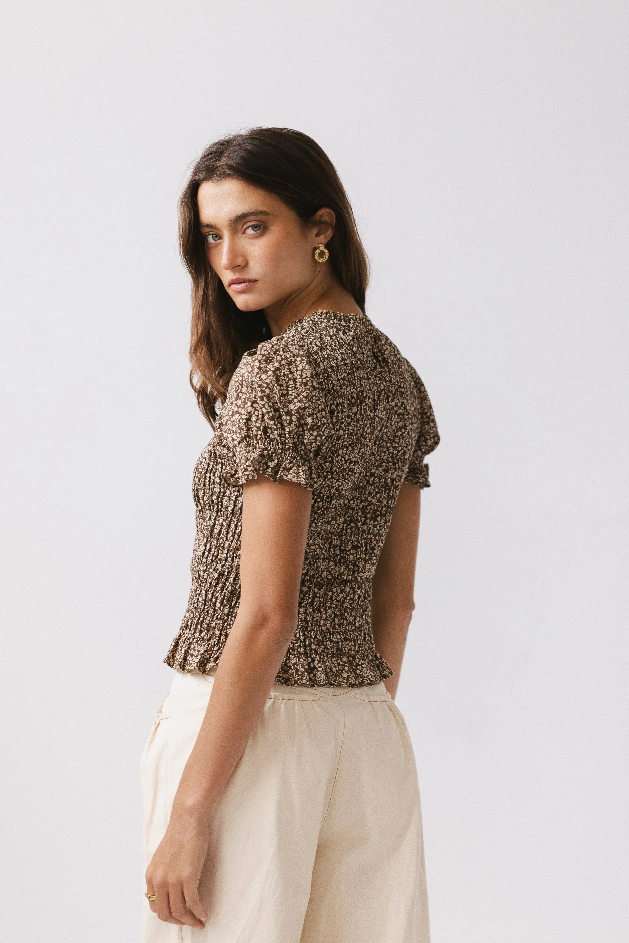 Maura Smocked Blouse