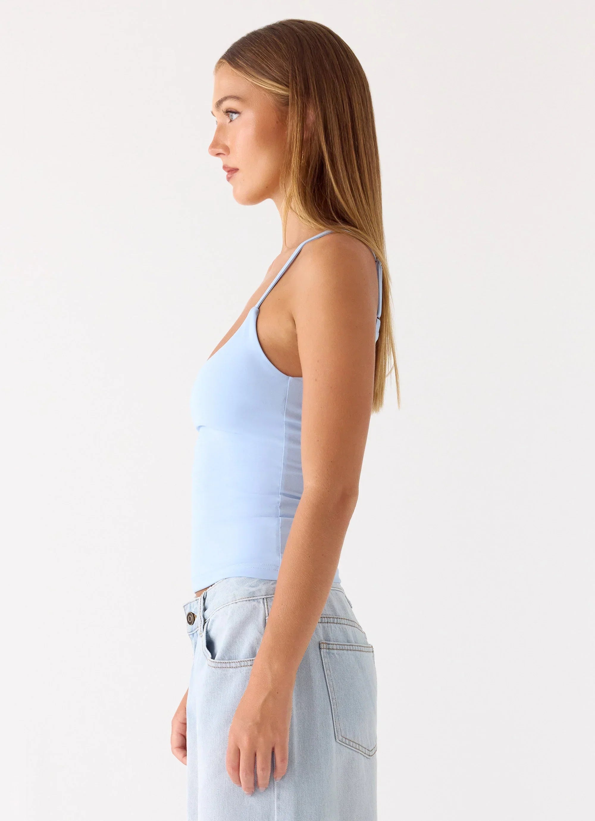 Blondie Tank Top - Blue