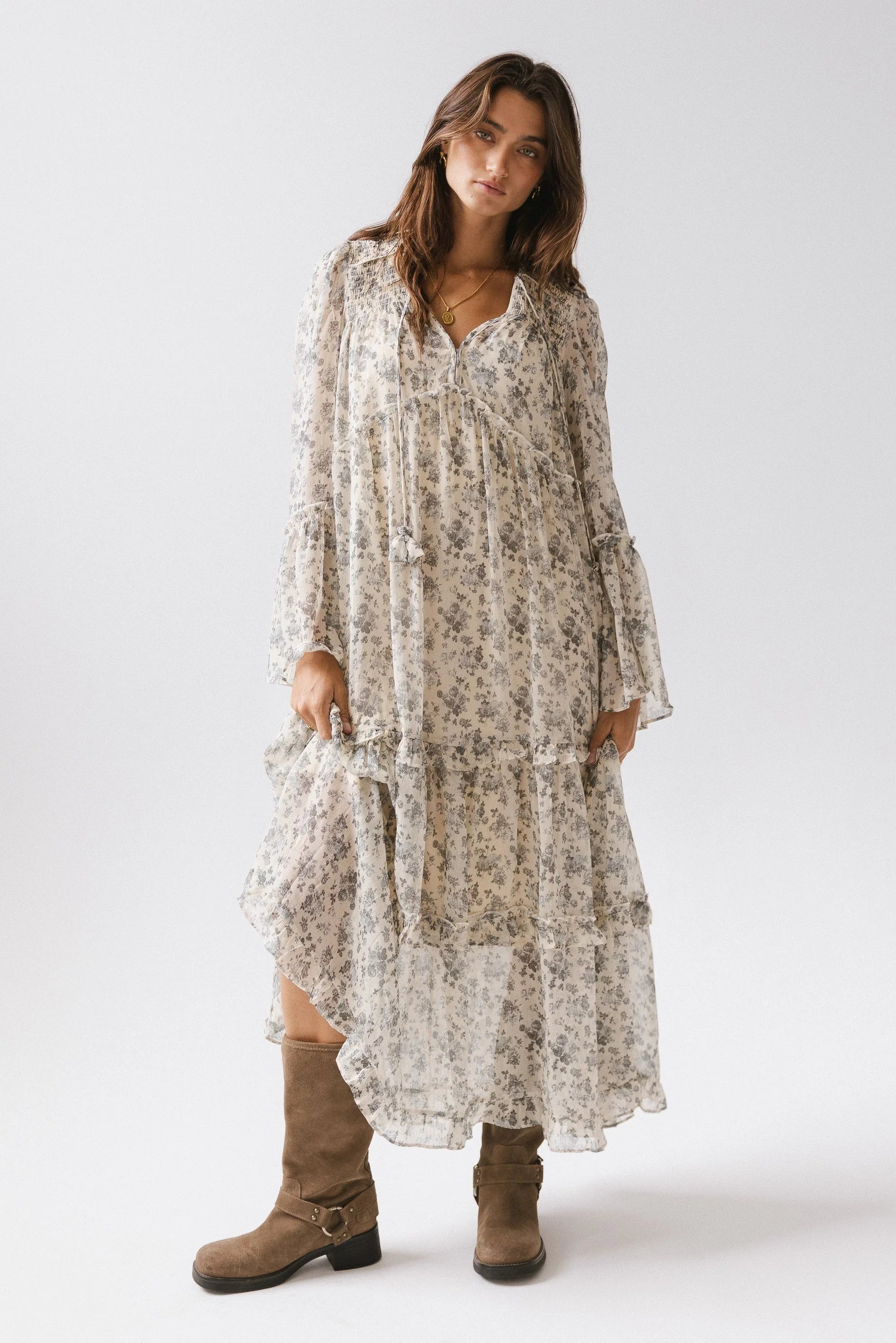Luna Floral Maxi Dress