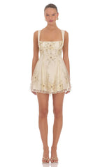 Maya Embellished Mini Dress