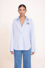Custom Staud X C.Bonz Classic Oversized Shirt | Oxford Blue